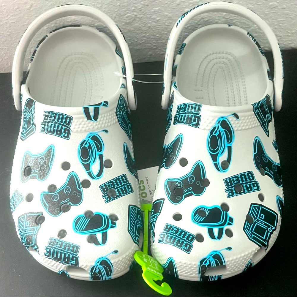 Crocs NWT Game Over shoes. 👾